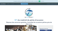 Desktop Screenshot of lecoinpeche.fr
